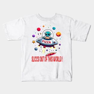 Intergalactic Pizza Delivery Kids T-Shirt